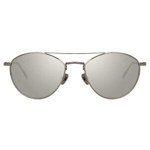 Linda Farrow - 876 C2 Aviator Sunglasses - White Gold - Linda Farrow Eyewear